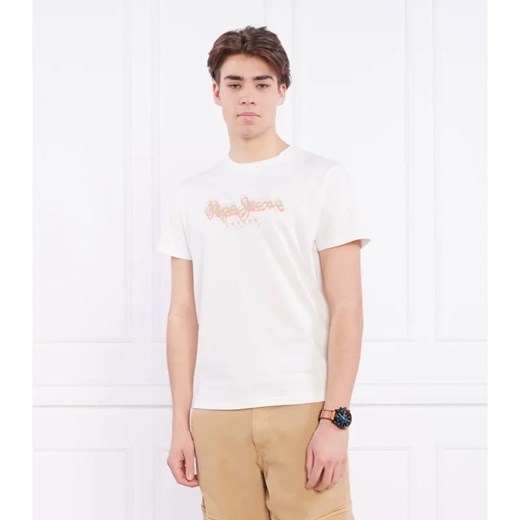 Pepe Jeans London T-shirt RICHME | Regular Fit ze sklepu Gomez Fashion Store w kategorii T-shirty męskie - zdjęcie 184357352