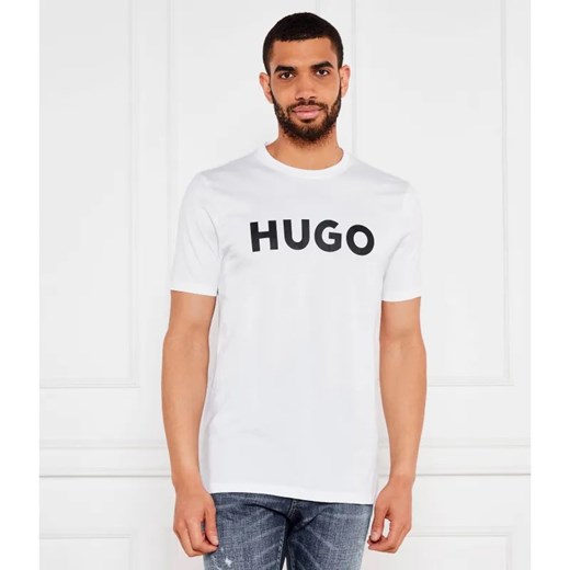 HUGO T-shirt Dulivio | Regular Fit ze sklepu Gomez Fashion Store w kategorii T-shirty męskie - zdjęcie 184357364