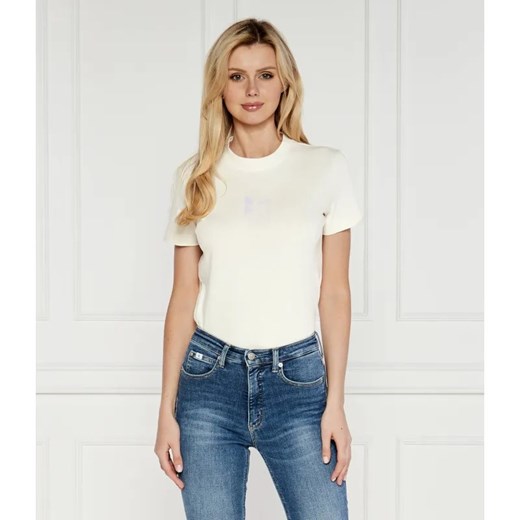 Calvin Klein Jeans T-shirt | Regular Fit ze sklepu Gomez Fashion Store w kategorii Bluzki damskie - zdjęcie 184357384