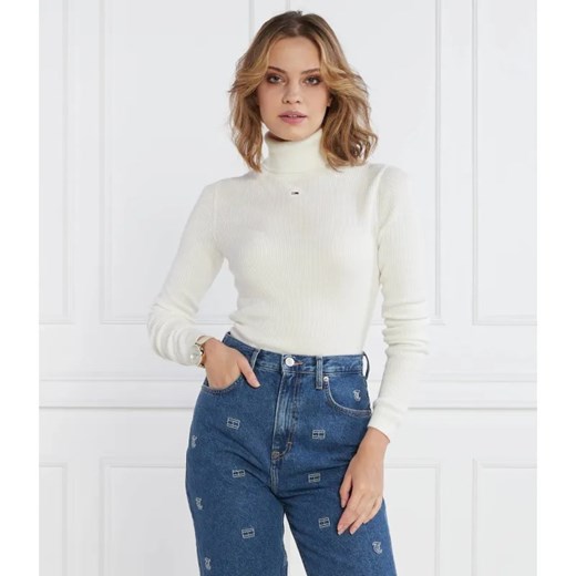 Tommy Jeans Golf TJW ESSENTIAL TURTLENECK | Regular Fit ze sklepu Gomez Fashion Store w kategorii Swetry damskie - zdjęcie 184357412