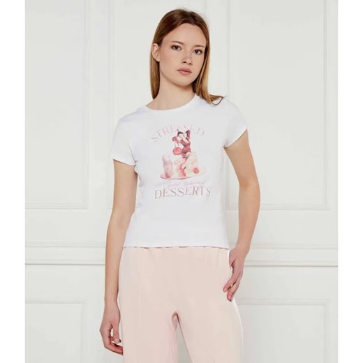 GUESS T-shirt VINTAGE GIRL R5 | Regular Fit ze sklepu Gomez Fashion Store w kategorii Bluzki damskie - zdjęcie 184357441