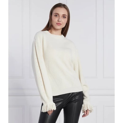TWINSET Sweter | Regular Fit | z dodatkiem wełny i kaszmiru ze sklepu Gomez Fashion Store w kategorii Swetry damskie - zdjęcie 184357570