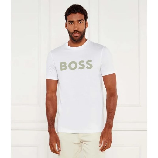 BOSS ORANGE T-shirt Thinking 1 | Regular Fit ze sklepu Gomez Fashion Store w kategorii T-shirty męskie - zdjęcie 184357583