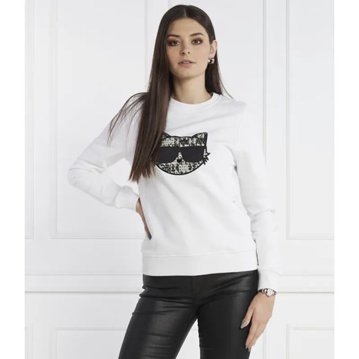 Karl Lagerfeld Bluza | Regular Fit ze sklepu Gomez Fashion Store w kategorii Bluzy damskie - zdjęcie 184357621