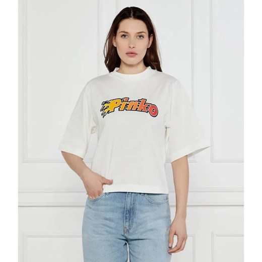 Pinko T-shirt NIAMEY | Relaxed fit ze sklepu Gomez Fashion Store w kategorii Bluzki damskie - zdjęcie 184357624