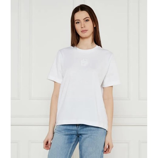 BOSS BLACK T-shirt Ecosa2 | Regular Fit ze sklepu Gomez Fashion Store w kategorii Bluzki damskie - zdjęcie 184357641