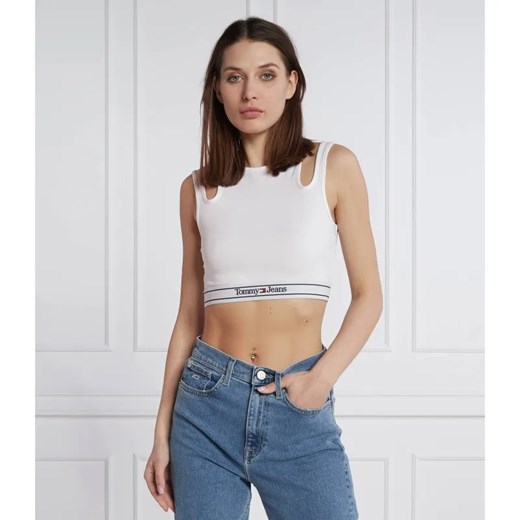 Tommy Jeans Top LOGO WB | Slim Fit ze sklepu Gomez Fashion Store w kategorii Bluzki damskie - zdjęcie 184357660