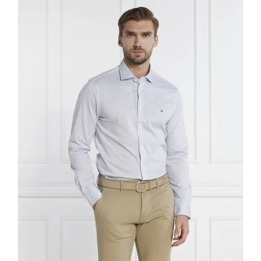 Tommy Hilfiger Koszula CL JERSEY FLOWER | Slim Fit Tommy Hilfiger 43 okazyjna cena Gomez Fashion Store