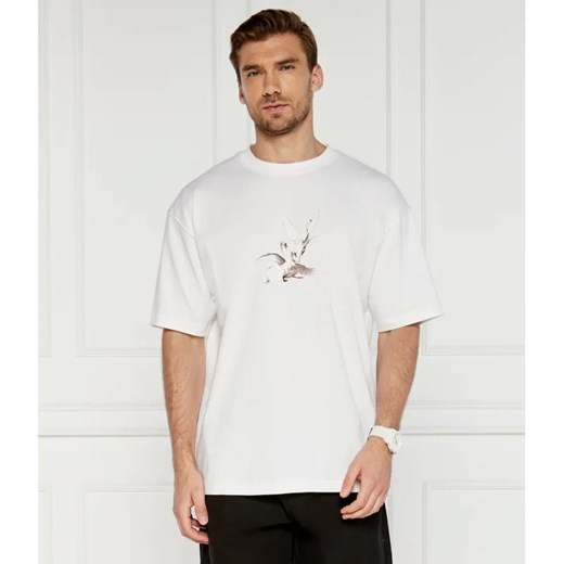 HUGO T-shirt Asil HUGO X LES BENJAMINS | Relaxed fit ze sklepu Gomez Fashion Store w kategorii T-shirty męskie - zdjęcie 184357674