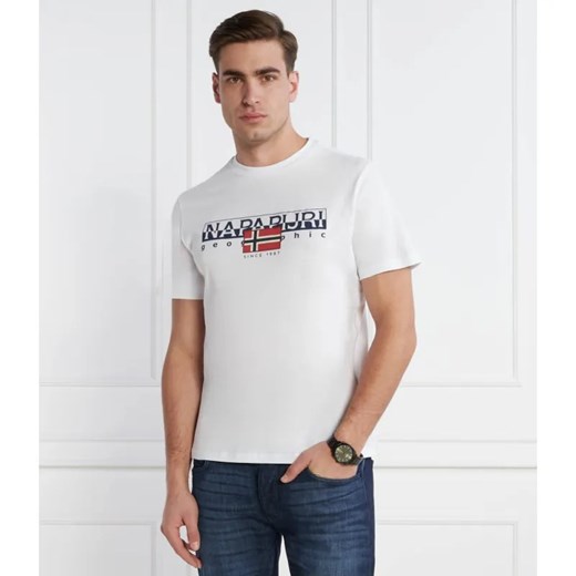 Napapijri T-shirt | Regular Fit ze sklepu Gomez Fashion Store w kategorii T-shirty męskie - zdjęcie 184357682