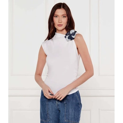 GUESS Bluzka ARIANE 3D | Slim Fit ze sklepu Gomez Fashion Store w kategorii Bluzki damskie - zdjęcie 184357701