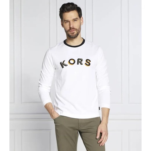 Michael Kors Longsleeve RETRO KORS | Regular Fit ze sklepu Gomez Fashion Store w kategorii T-shirty męskie - zdjęcie 184357710