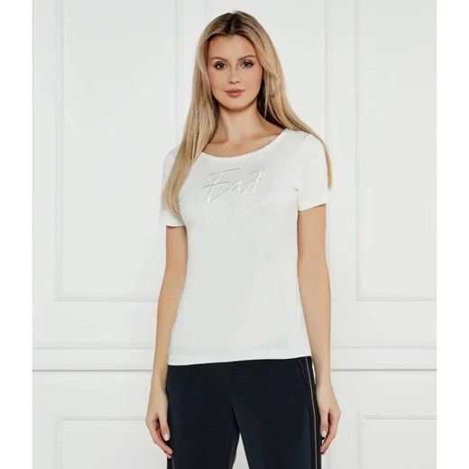 EA7 T-shirt | Regular Fit ze sklepu Gomez Fashion Store w kategorii Bluzki damskie - zdjęcie 184357760