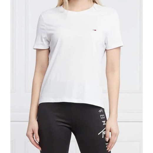 Tommy Jeans T-shirt | Regular Fit ze sklepu Gomez Fashion Store w kategorii Bluzki damskie - zdjęcie 184357763