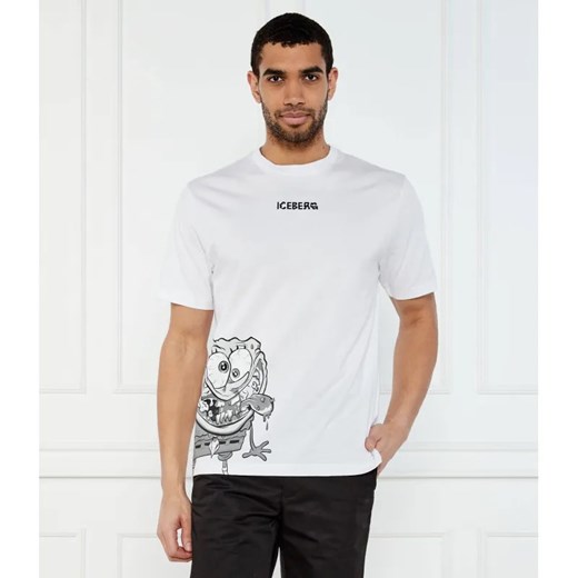 Iceberg T-shirt Iceberg x Spongebob | Regular Fit ze sklepu Gomez Fashion Store w kategorii T-shirty męskie - zdjęcie 184357801