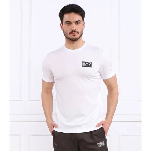 EA7 T-shirt | Regular Fit ze sklepu Gomez Fashion Store w kategorii T-shirty męskie - zdjęcie 184357842
