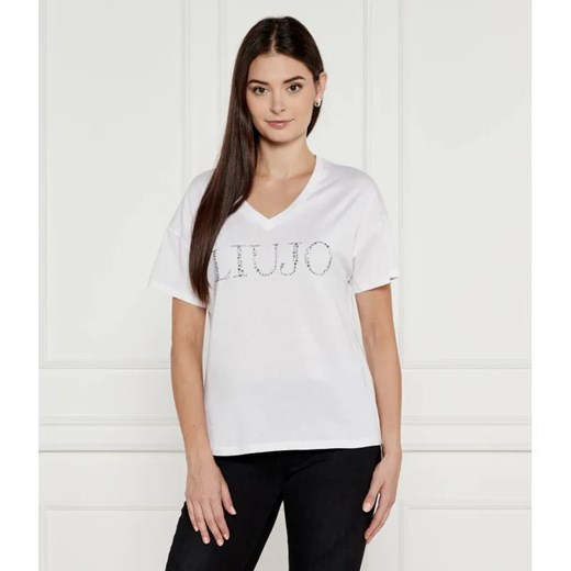 Liu Jo T-shirt | Regular Fit ze sklepu Gomez Fashion Store w kategorii Bluzki damskie - zdjęcie 184357944