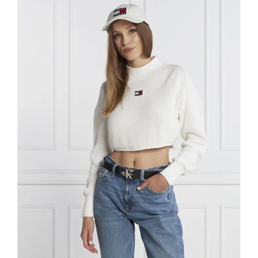 Tommy Jeans Sweter | Cropped Fit ze sklepu Gomez Fashion Store w kategorii Swetry damskie - zdjęcie 184357964