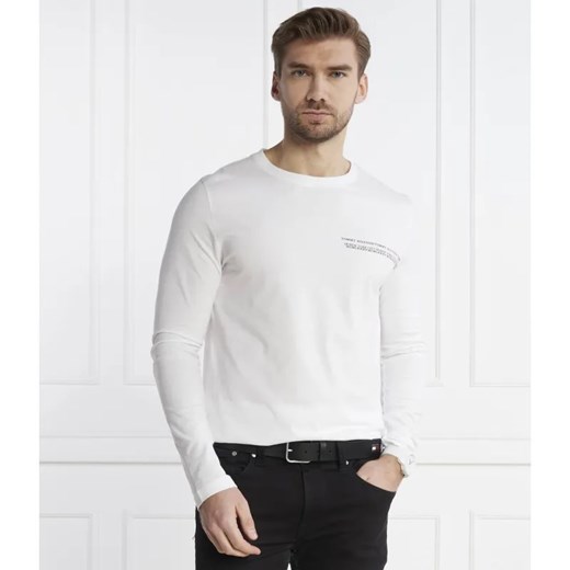 Tommy Hilfiger Longsleeve SMALL CHEST MONOTYPE LS TEE | Slim Fit ze sklepu Gomez Fashion Store w kategorii T-shirty męskie - zdjęcie 184358022