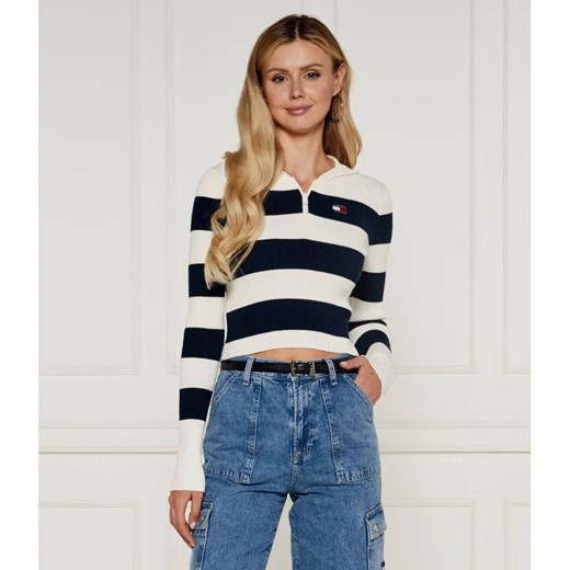 Tommy Jeans Sweter | Cropped Fit ze sklepu Gomez Fashion Store w kategorii Swetry damskie - zdjęcie 184358114