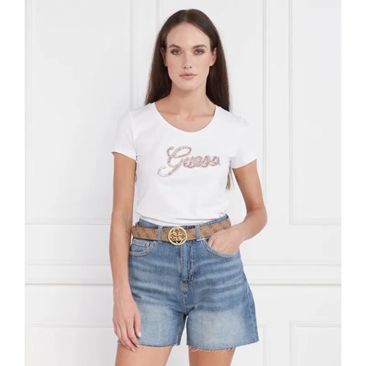 GUESS T-shirt | Regular Fit ze sklepu Gomez Fashion Store w kategorii Bluzki damskie - zdjęcie 184358120