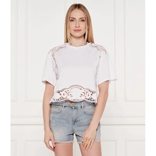 TWINSET T-shirt | Cropped Fit ze sklepu Gomez Fashion Store w kategorii Bluzki damskie - zdjęcie 184358133