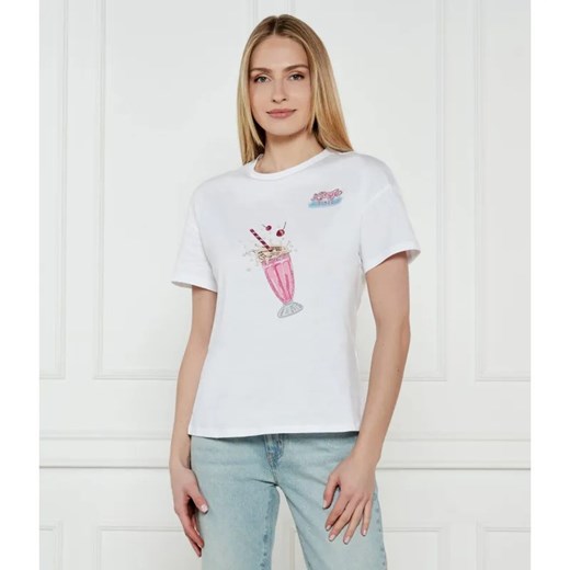 Liu Jo T-shirt | Regular Fit ze sklepu Gomez Fashion Store w kategorii Bluzki damskie - zdjęcie 184358152