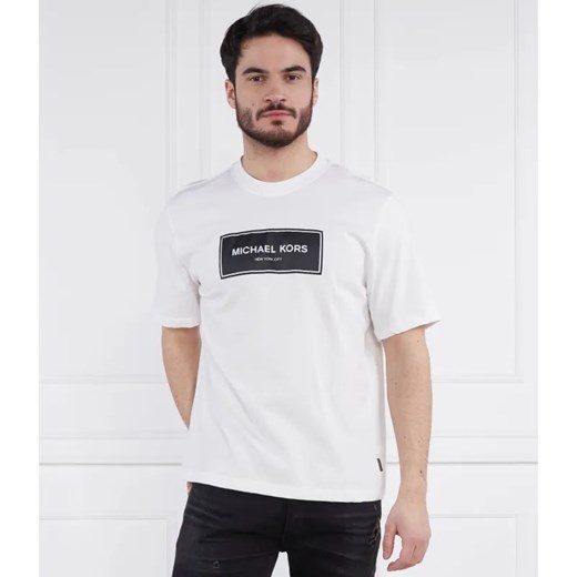 Michael Kors T-shirt FLAGSHIP LOGO | Oversize fit ze sklepu Gomez Fashion Store w kategorii T-shirty męskie - zdjęcie 184358202