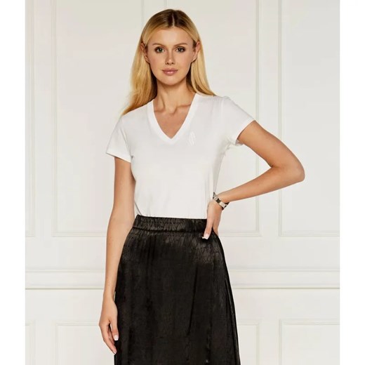Armani Exchange T-shirt | Regular Fit ze sklepu Gomez Fashion Store w kategorii Bluzki damskie - zdjęcie 184358214