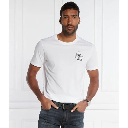 HUGO T-shirt Dedico | Regular Fit ze sklepu Gomez Fashion Store w kategorii T-shirty męskie - zdjęcie 184358263