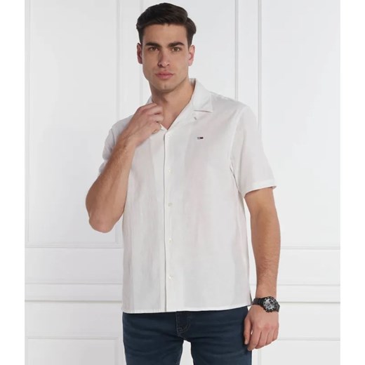 Tommy Jeans Koszula | Regular Fit | z dodatkiem lnu ze sklepu Gomez Fashion Store w kategorii Koszule męskie - zdjęcie 184358274