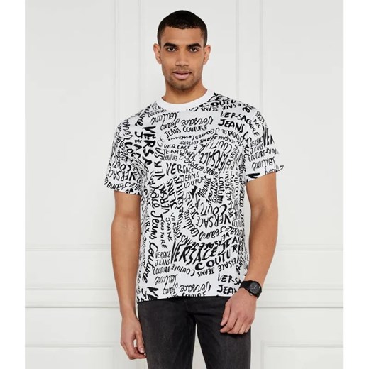 Versace Jeans Couture T-shirt Logomania | Regular Fit ze sklepu Gomez Fashion Store w kategorii T-shirty męskie - zdjęcie 184358293