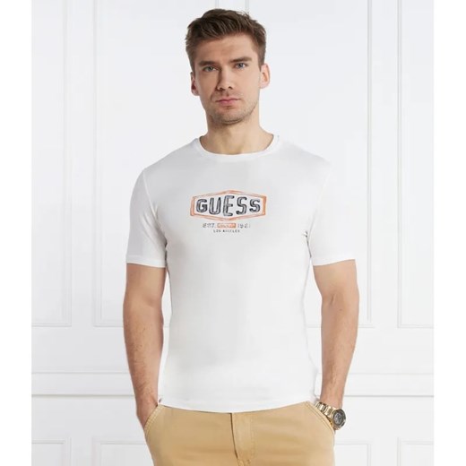 GUESS T-shirt | Slim Fit ze sklepu Gomez Fashion Store w kategorii T-shirty męskie - zdjęcie 184358332