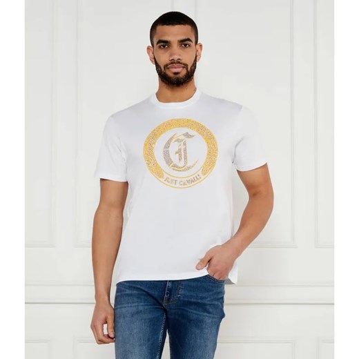 Just Cavalli T-shirt | Regular Fit ze sklepu Gomez Fashion Store w kategorii T-shirty męskie - zdjęcie 184358360