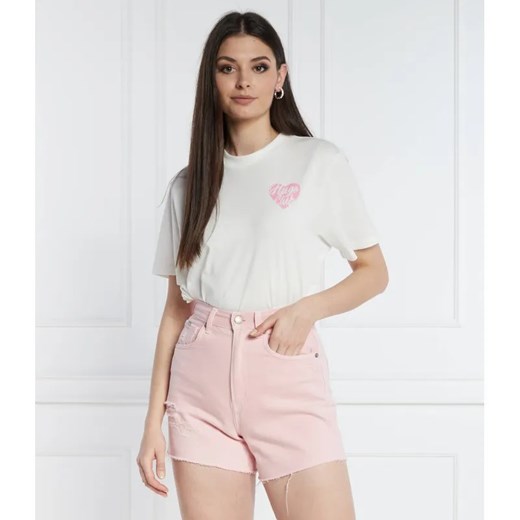 HUGO T-shirt Vintage | Regular Fit ze sklepu Gomez Fashion Store w kategorii Bluzki damskie - zdjęcie 184358402