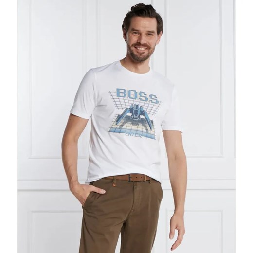 BOSS ORANGE T-shirt TeEnter | Regular Fit ze sklepu Gomez Fashion Store w kategorii T-shirty męskie - zdjęcie 184358514