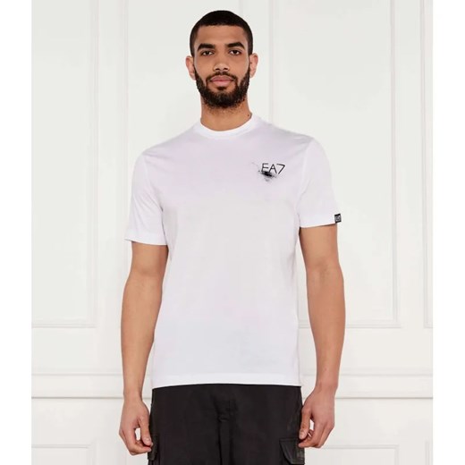EA7 T-shirt | Regular Fit ze sklepu Gomez Fashion Store w kategorii T-shirty męskie - zdjęcie 184358603