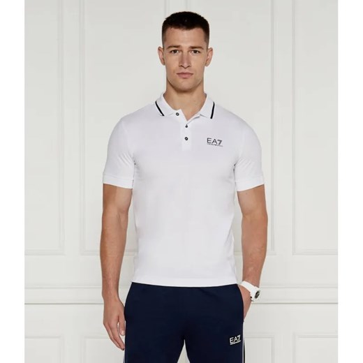 EA7 Polo | Regular Fit | pique ze sklepu Gomez Fashion Store w kategorii T-shirty męskie - zdjęcie 184358611