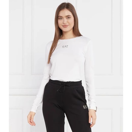 EA7 Bluzka | Regular Fit ze sklepu Gomez Fashion Store w kategorii Bluzki damskie - zdjęcie 184358620