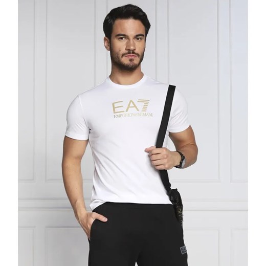 EA7 T-shirt | Regular Fit ze sklepu Gomez Fashion Store w kategorii T-shirty męskie - zdjęcie 184358652