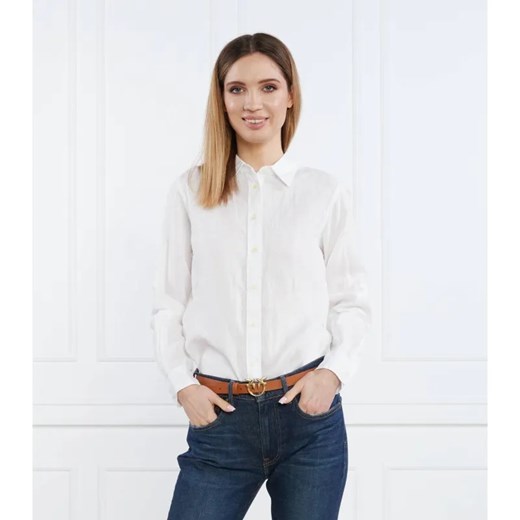 LAUREN RALPH LAUREN Lniana koszula | Regular Fit ze sklepu Gomez Fashion Store w kategorii Koszule damskie - zdjęcie 184358653