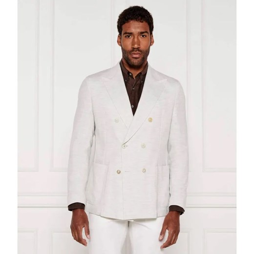 Windsor Marynarka 13 Salino | Shaped fit | z dodatkiem lnu ze sklepu Gomez Fashion Store w kategorii Marynarki męskie - zdjęcie 184358663