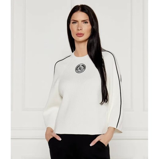 Elisabetta Franchi Sweter | Regular Fit | z dodatkiem wełny ze sklepu Gomez Fashion Store w kategorii Swetry damskie - zdjęcie 184358670