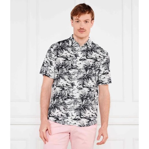 Tommy Hilfiger Lniana koszula | Regular Fit ze sklepu Gomez Fashion Store w kategorii Koszule męskie - zdjęcie 184358681