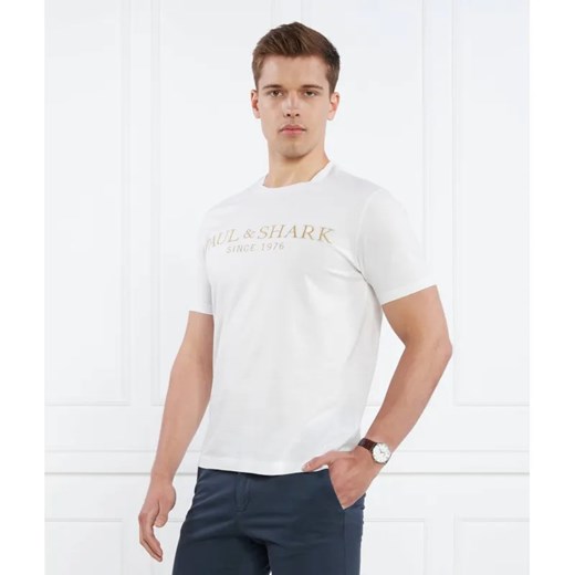 Paul&Shark T-shirt MEN''S KNITTED T-SHIRT C.W. COTTON | Regular Fit ze sklepu Gomez Fashion Store w kategorii T-shirty męskie - zdjęcie 184358690