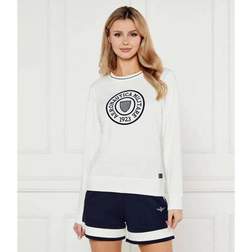 Aeronautica Militare Bluza | Regular Fit ze sklepu Gomez Fashion Store w kategorii Bluzy damskie - zdjęcie 184358702