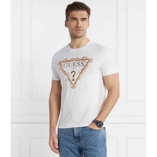 GUESS T-shirt | Slim Fit ze sklepu Gomez Fashion Store w kategorii T-shirty męskie - zdjęcie 184358703