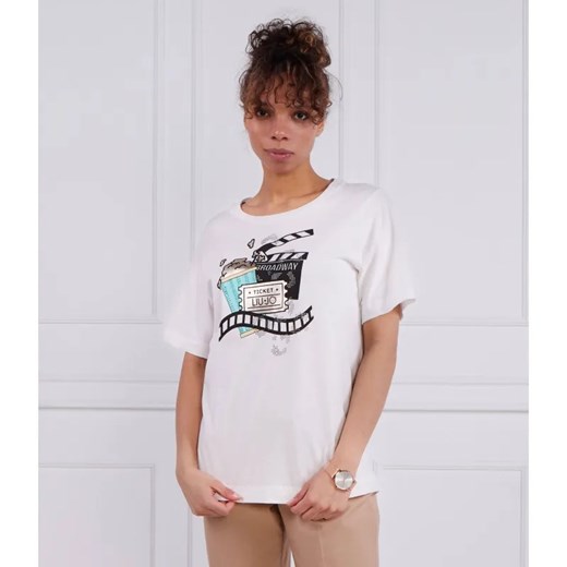 Liu Jo Sport T-shirt | Regular Fit ze sklepu Gomez Fashion Store w kategorii Bluzki damskie - zdjęcie 184358731