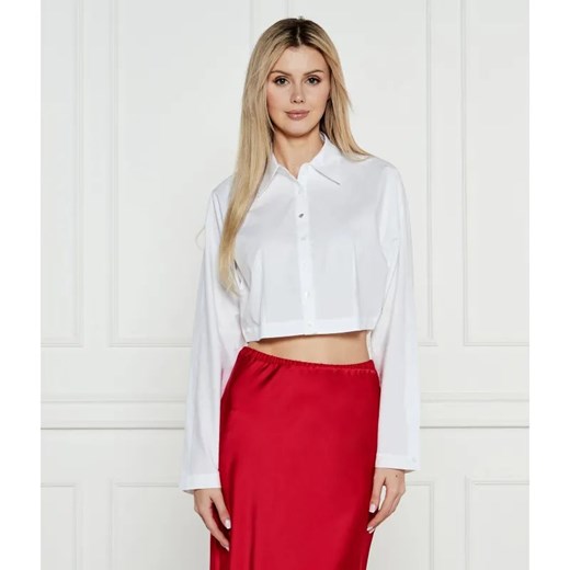 HUGO Koszula Etsoukie | Cropped Fit ze sklepu Gomez Fashion Store w kategorii Koszule damskie - zdjęcie 184358781