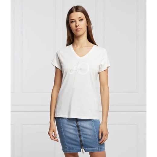 Liu Jo Sport T-shirt | Regular Fit ze sklepu Gomez Fashion Store w kategorii Bluzki damskie - zdjęcie 184358784